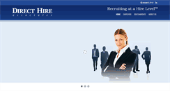 Desktop Screenshot of directhireassociates.com
